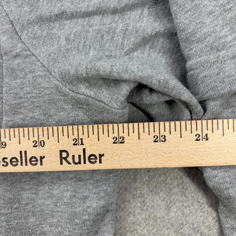 Nike Air Jordan Dri-FIT Hoodie Mens M Gray‎ Double Sided Graphic Fleece Pullover